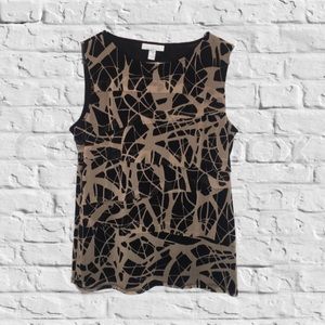 Dana Buchman sleeveless Top size Large